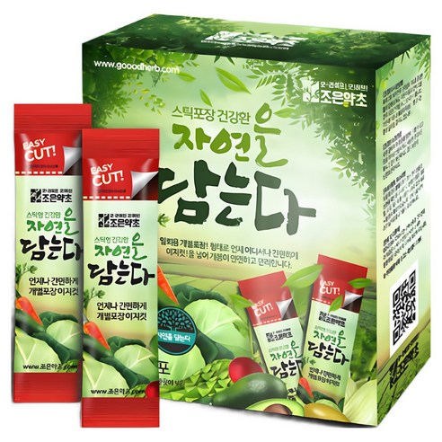 굿허브 조은약초 자연을 담는다 스틱형 씀바귀환, 90g, 6박스