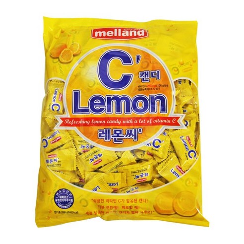 멜랜드 레몬씨 캔디, 252g, 1개