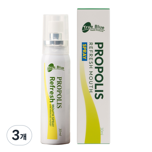 코스트코 트루블루 프로폴리스 리프레쉬 마우스 스프레이 박하향, 3개, 30ml