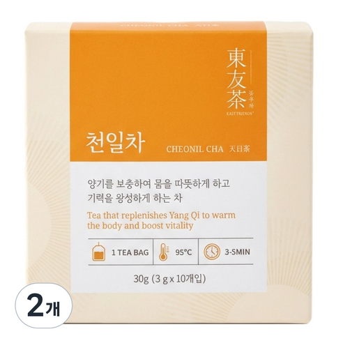 천일차 황기 구기자 차 대용량, 명상 아티스트가 설계한 기력 한방 티백 (30g), 2개, 3g, 10개입