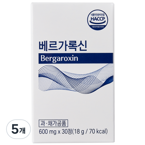 일라이코리아 베르가록신 다이어트보조제, 5개, 30정