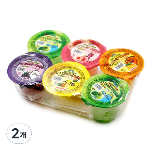 스위트코코 마시는 컵젤리 사과 망고 복숭아 파인애플 포도