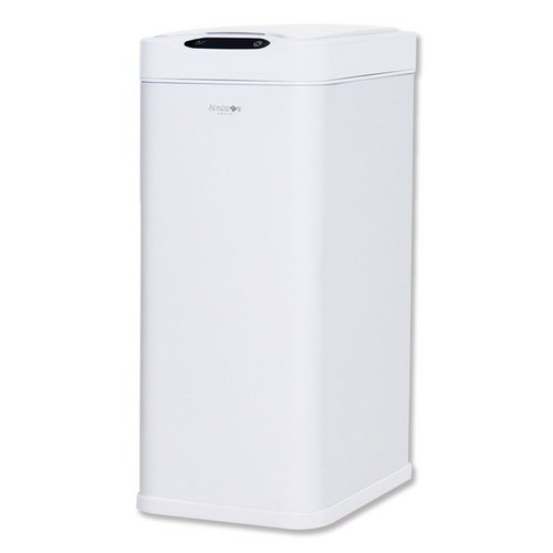 스패로우하우스 스테인리스 자동센서 휴지통, 매트 화이트