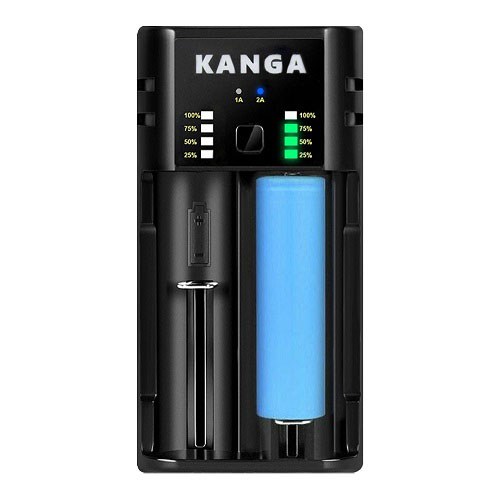 캥거 리튬이온 배터리 충전기 2구 DEL37N2, 1개