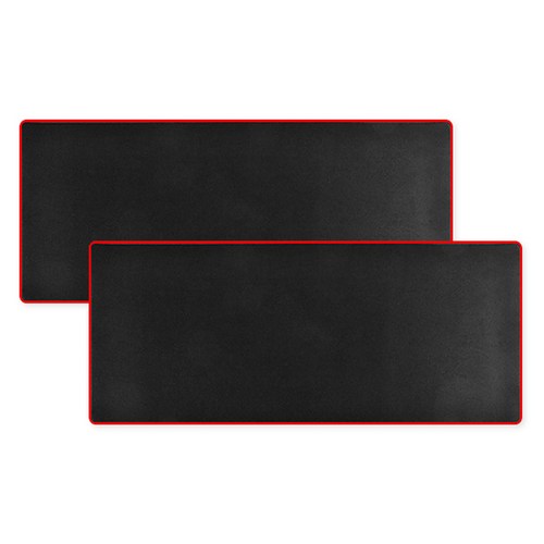 디씨네트워크 키보드 마우스 게이밍 장패드 800 x 300 x 5 mm, 레드, 2개