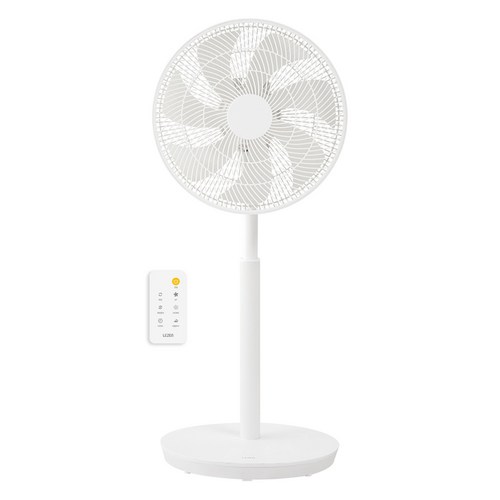 르젠 스탠드 리모컨 서큘레이터 선풍기, LZEF-AR390(코코넛 화이트)