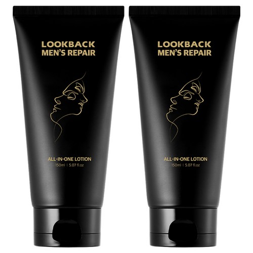 LOOKBACK 남성용 올인원 로션, 150ml, 2개