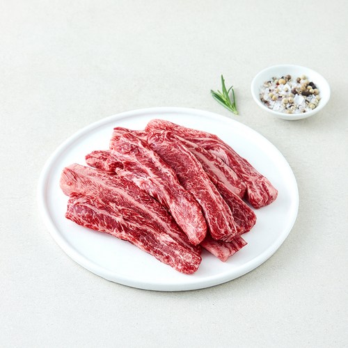 [로켓프레시] 엄마네한우 갈비살 1++등급 (7) 구이용 (냉장), 1개, 200g