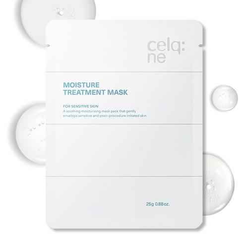 셀크네 마스크팩 피부과 시술후 민감성피부 쿨링 진정드레싱마스크, 1개, 5개입