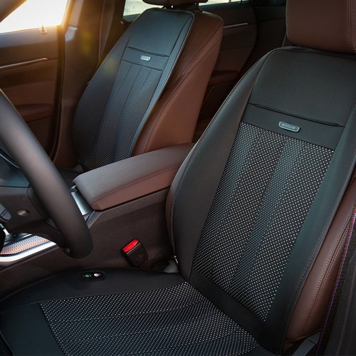 바람고지 자동차 열선시트 차량용 통풍시트 3WAY 12-24V 공용, 1개, 베이지