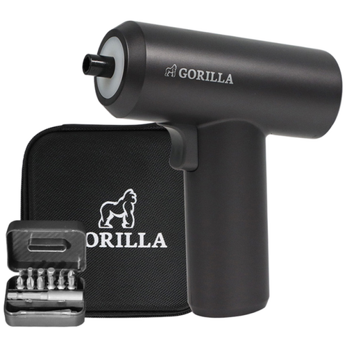 고릴라 3.7V 무선 전동 스크류 드라이버 GO204SD 미니 소형 가정용 충전, 1개