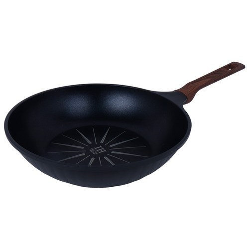키친아트 IH 인덕션 후라이팬, 1개, 궁중팬 28CM, 블랙