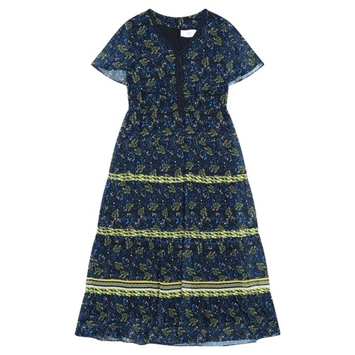 베스띠벨리 여성용 페이즐리 케이프 원피스 BKOAF2551