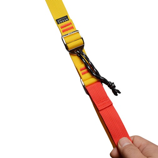 준토 2중잠금특허 타프웨빙 스트랩 스트링 900D 고급폴리4개1세트, 옐로레드손잡이