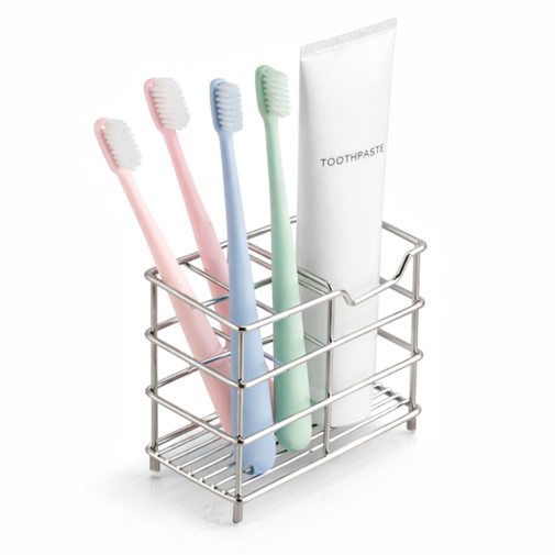 하우스키핀 304 스텐 무타공 칫솔꽂이 칫솔거치대
