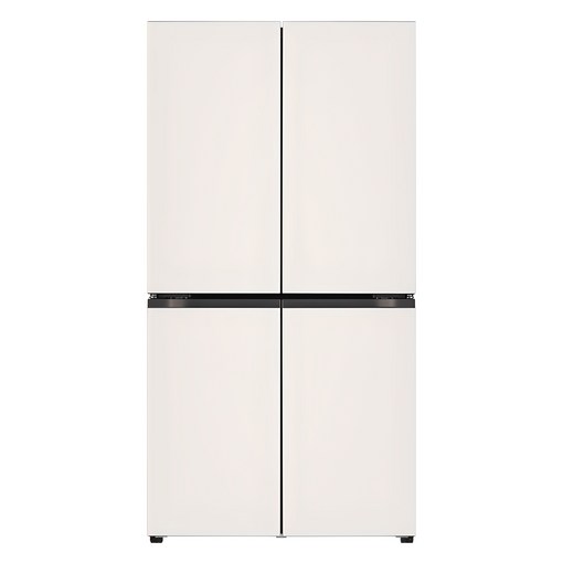 색상선택형 LG전자 오브제컬렉션 870L 베이직 상냉장 하냉동 프리스탠딩 4도어 메탈 디오스 냉장고 방문설치