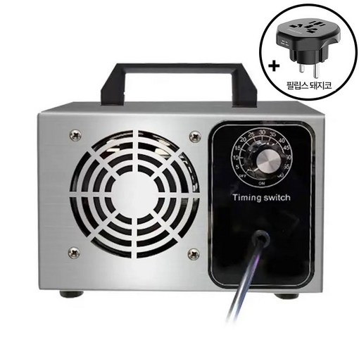 블루파인 오존발생기 타이머 오존살균기 오존기 220V 가정용 냄새제거 오존생성기 매장용 필립스돼지코포함