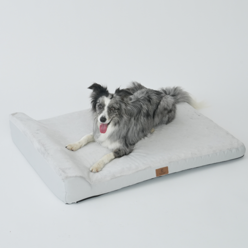 홀릭하임 대형견 슬개골보호 에그폼 목 베개 사각방석 02 L2XL, 1개, 그레이