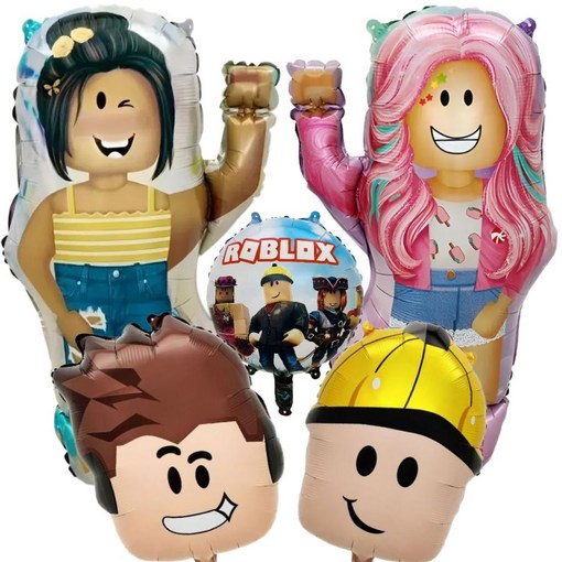 루미팝 로블록스 대형 풍선 은박 호일