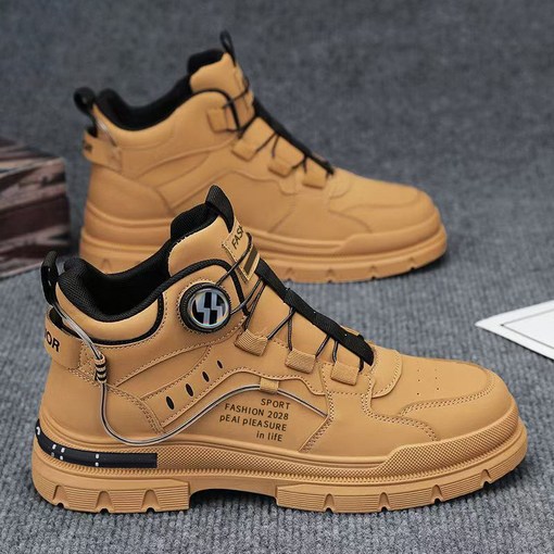 스타일닥터 남성 트렌드 운동화 회전 단추 방수 신발