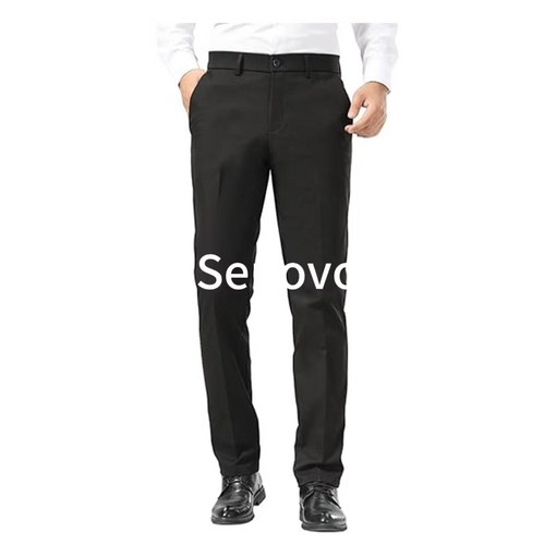 남자 남성 사계절 와이드 뒷밴딩 치노 화이트진 블랙진 스판 면 바지 팬츠 빅사이즈