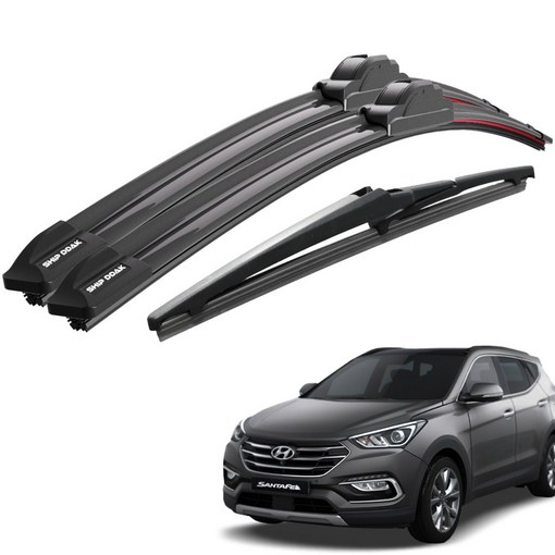 쉽딱 트리플 전면 후방 와이퍼 3P 세트