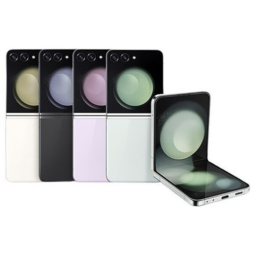 삼성 Ai 갤럭시Z 플립5 256GB 공기계 S급 구성품 단말기  유심핀  보호케이스  보호필름  12개월 무상보증 Rethink, 256GB, 민트