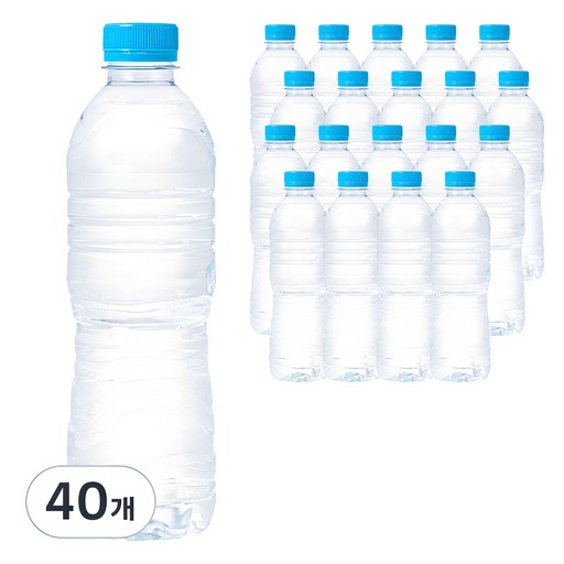 탐사 샘물 500ml 40개 박스세트 건강한 수분 공급