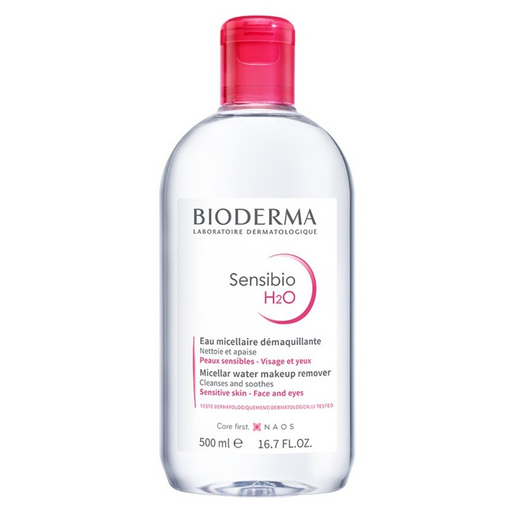 BIODERMA H2O高效潔膚液 粉瓶, 500ml, 1瓶