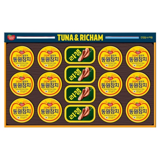 동원 튜나리챔 O-48호 + 부직포백 선물세트