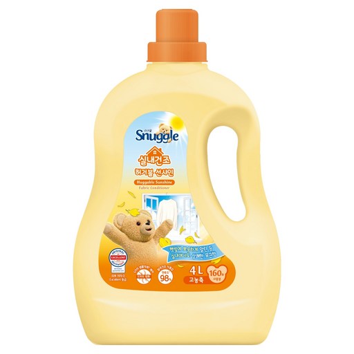 스너글 섬유유연제 햇빛건조향 허거블 선샤인 본품