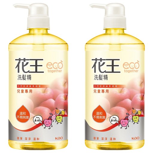 Kao 花王 台灣公司貨 洗髮精 兒童專用, 750ml, 2瓶