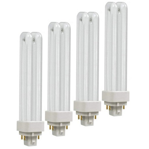 오스람 삼파장 콤팩트 형광램프 4핀 26W DULUX DE 26W865, 주광색, 4개