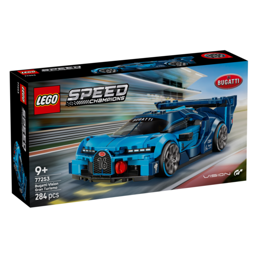 LEGO Speed系列 Bugatti Vision GT極致跑車 Bugatti Vision GT Hyper Sports Car 77253, 混和顏色, 1個