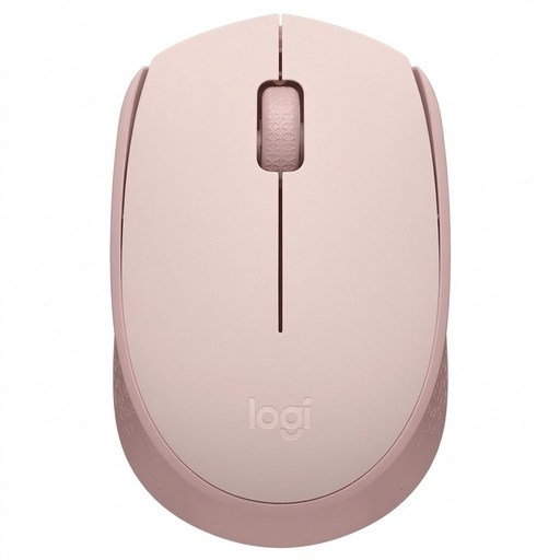 logitech 羅技 無線滑鼠 M170, MR0099, 玫瑰粉