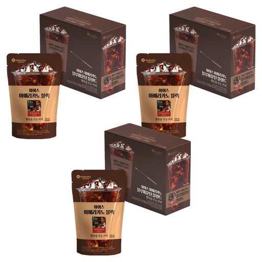 맥널티커피 아이스 아메리카노 블랙 대용량 파우치, 2.1L, 1개