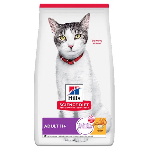 힐스사이언스다이어트 어덜트 고양이 11+ 기능성 사료