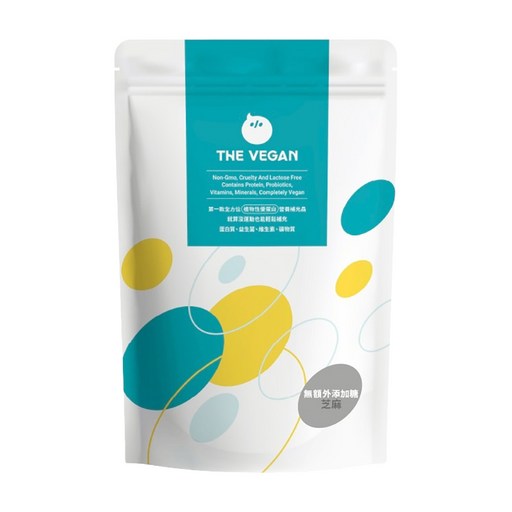 THE VEGAN 樂維根 植物優蛋白 無加糖芝麻-1KG, 1kg, 1包