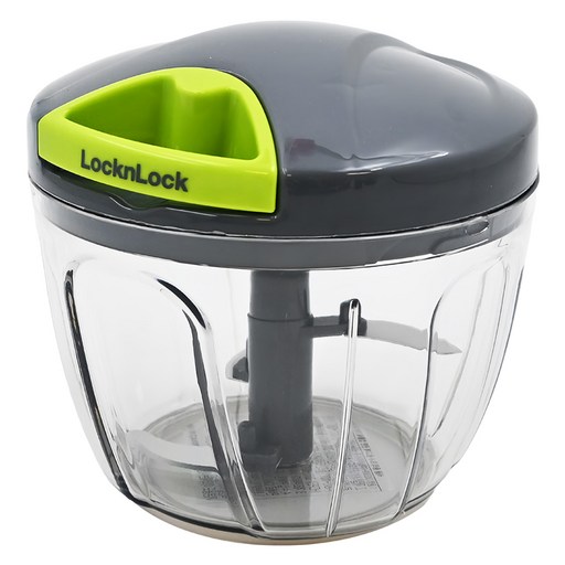 LocknLock 樂扣樂扣 手拉式多功能料理切碎機 650ml, 灰色, 1個