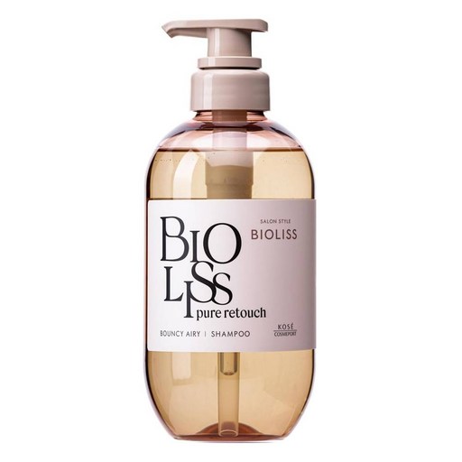 KOSE 高絲 BIOLISS 苾歐莉絲 PURE系列洗髮乳 豐盈蓬鬆, 1個, 480ml