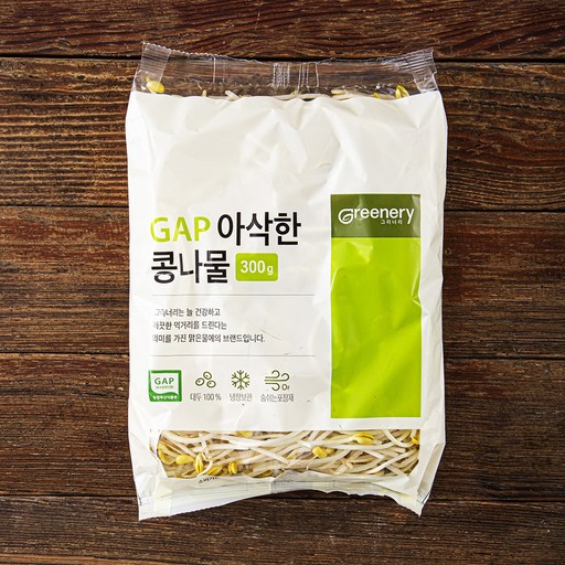 [로켓프레시] 맑은물에 그리너리 GAP 인증 아삭한 콩나물
