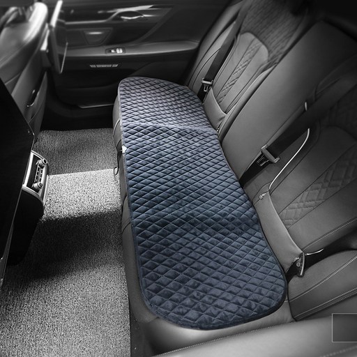 지엠지모터스 자동차 시트커버 열선시트 핫큐브 퀄팅 극세사 온열 3인방석 뒷좌석용 12V