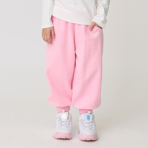 베베쥬 하트 프레임 조거팬츠