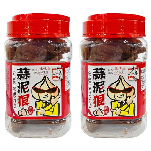 久品香 蒜泥狠豆乾, 350g, 2罐