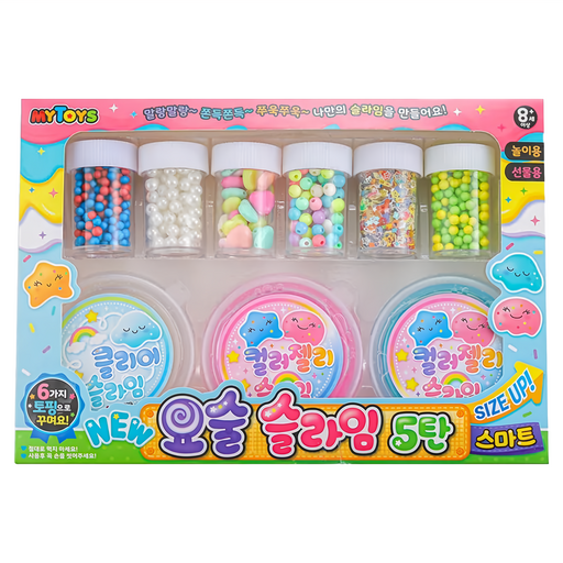 韓國 MYTOYS 史萊姆 童趣寶盒9件組, 1組, 多色