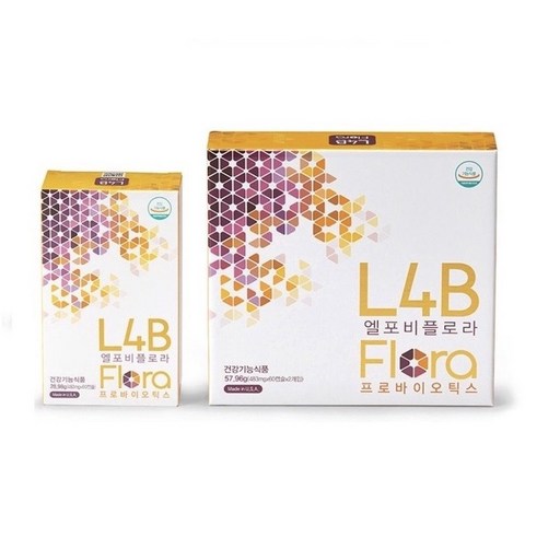정품)엘포비 플로라(L4B Flora) 유산균 프로바이오틱스 DANISCO 균주 100억 CFU