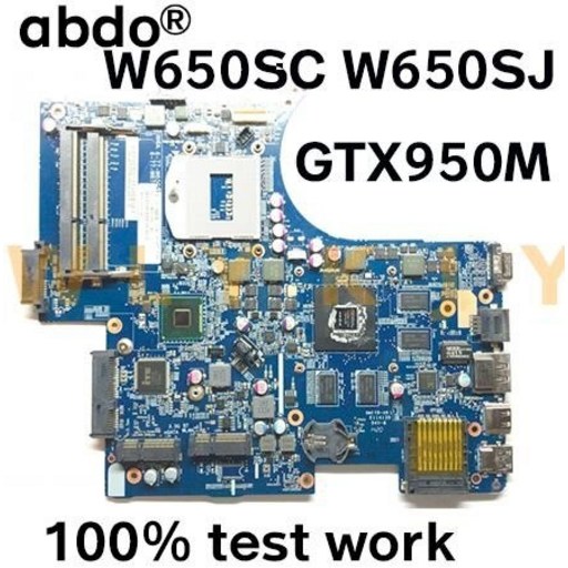 6-71-W65J0-D02 용 CLEV0 W650SC G150S 마더 보드 GPU:GTX950M.2GB 100% 테스트 작업, 한개옵션0
