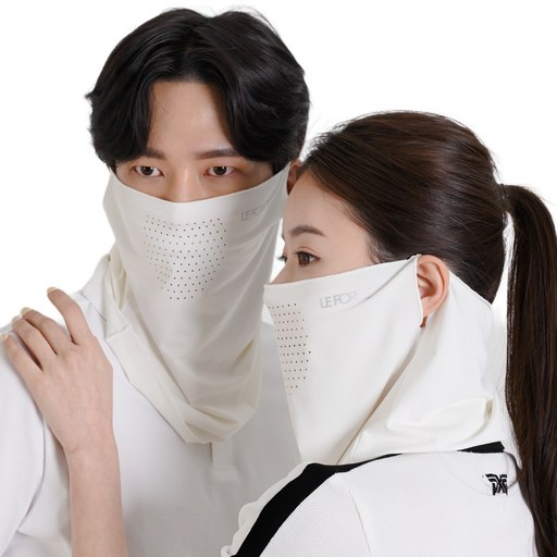 르포스 자외선차단 쿨 스포츠 골프 마스크 1+1