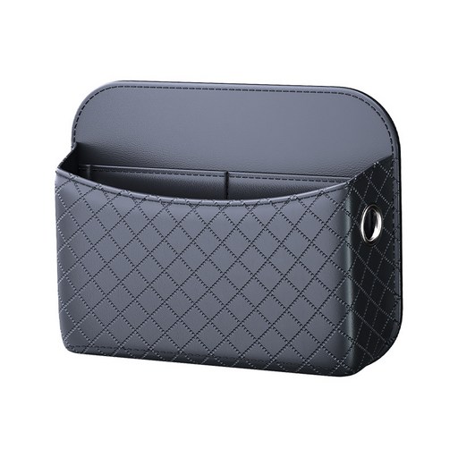 SEAMETAL 자동차 수납 포켓 사이드포켓 운전석 조수석, 블랙, 1개