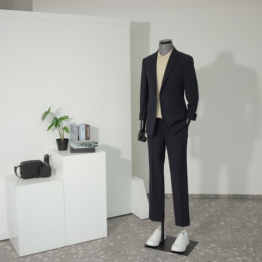 리버클래시 LLS26511DN, LLS27511DN SLIMFIT SUIT 스판 싱글 셋업 정장 다크네이비